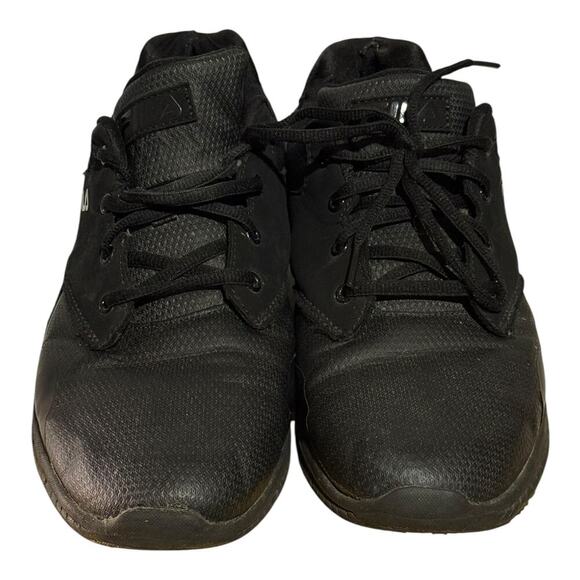 Fila Memory Work shift Black Athletic Sneakers Men's Size 9.5 All Black Gym Work - Picture 3 of 7